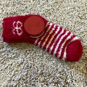 Arbonne socks with Peppermint cream
